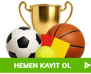 Kupa top ve kartlarla hemen kayıt ol butonu